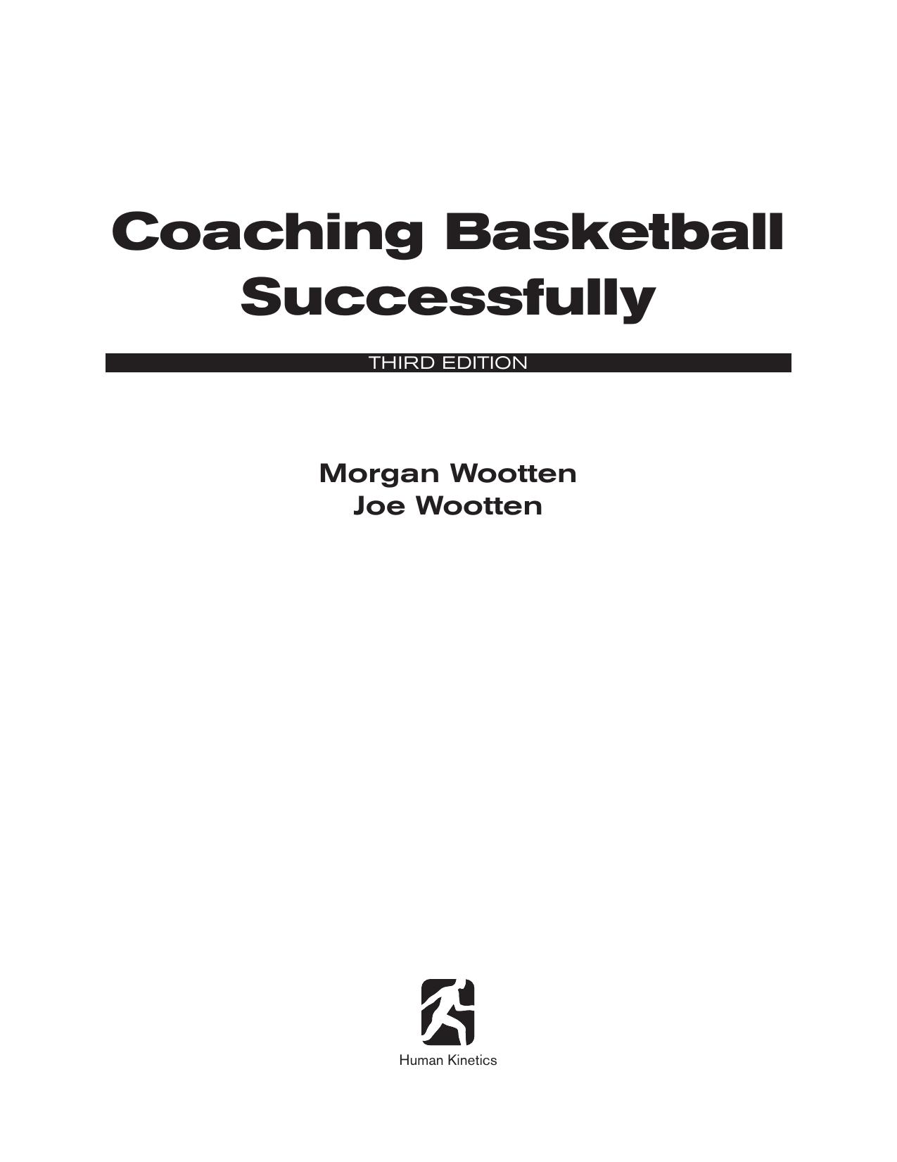 Coaching Basketball Successfully
