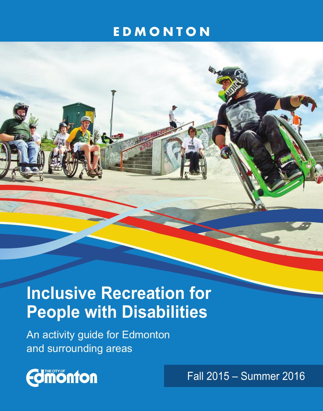 Inclusive Recreation for People with Disabilities -  2015-2016
