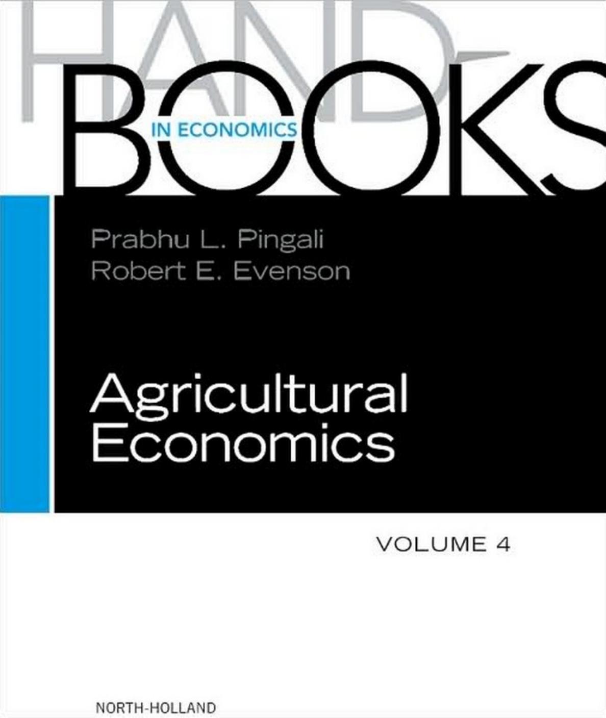 Handbook of Agricultural Economics Agricultural Development Farm Policies and Regional Development (Handbooks in Economics)  2009