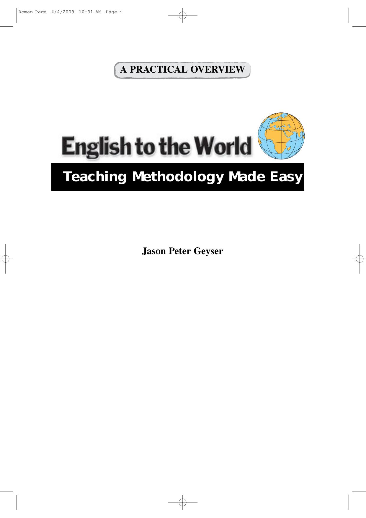 Teaching-Methodology  2009