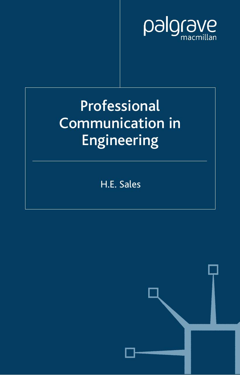 Professional Communication in Engineering