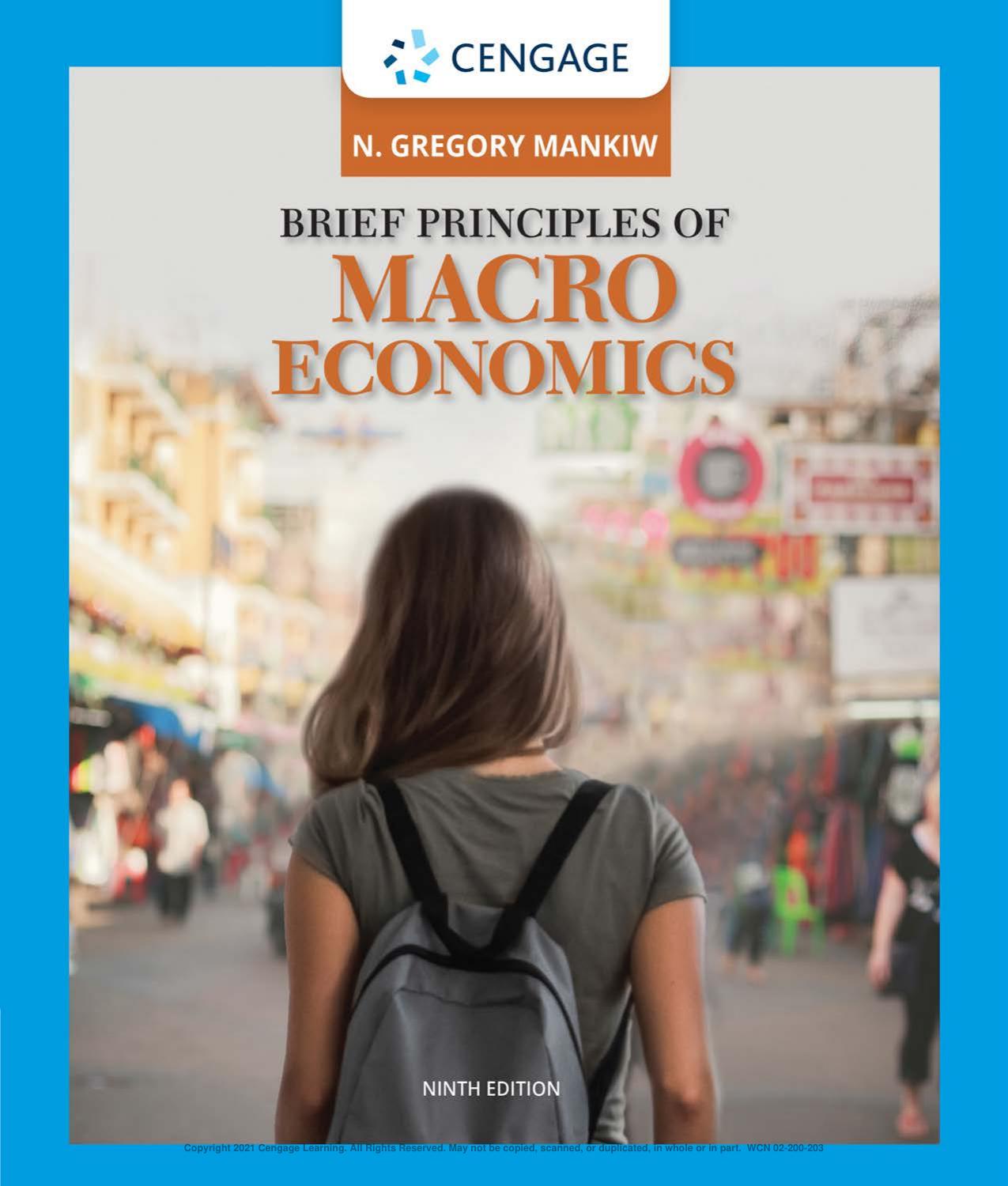 Brief principles of macroeconomics by N. Gregory Mankiw 9th ed 2021
