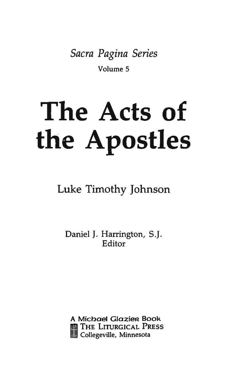 The Acts of the Apostles 19921