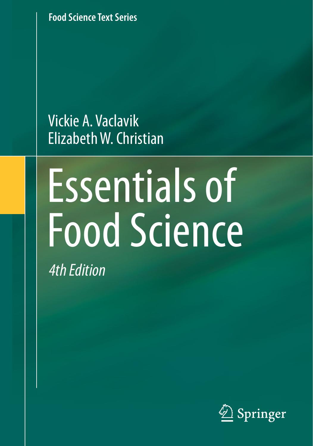 Essentials of Food Science 2014