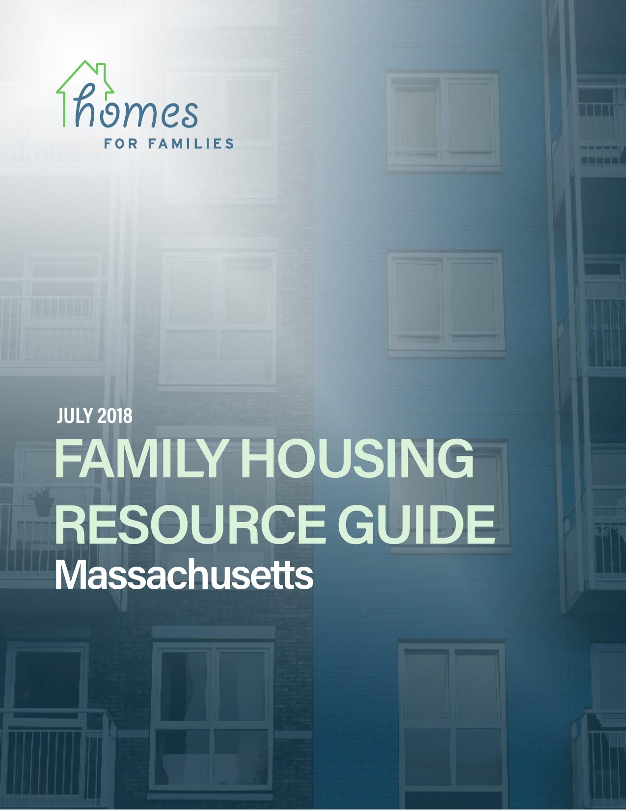 Family housing resource guide 2018