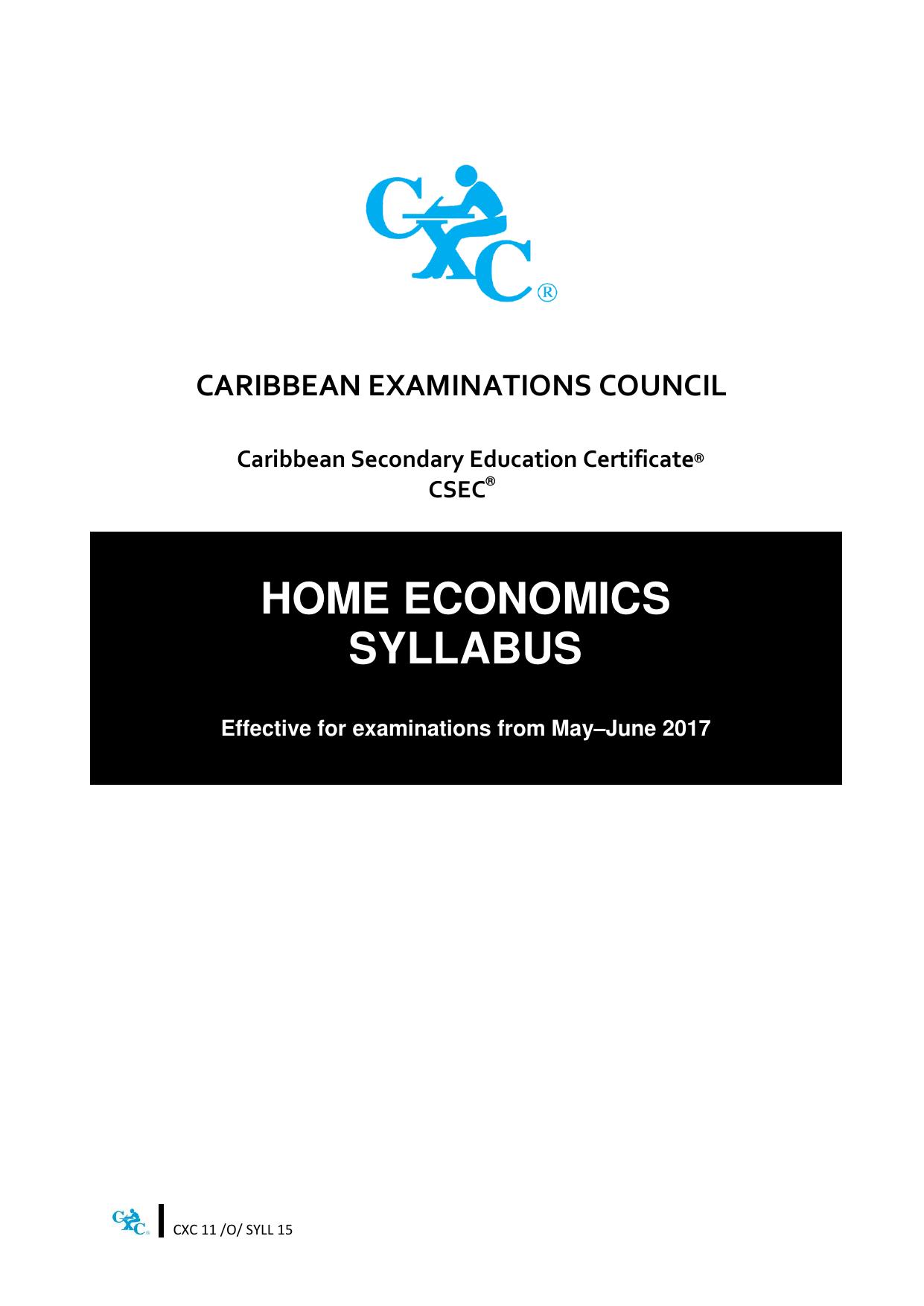 CARIBBEAN   EXAMINATIONS   COUNCIL