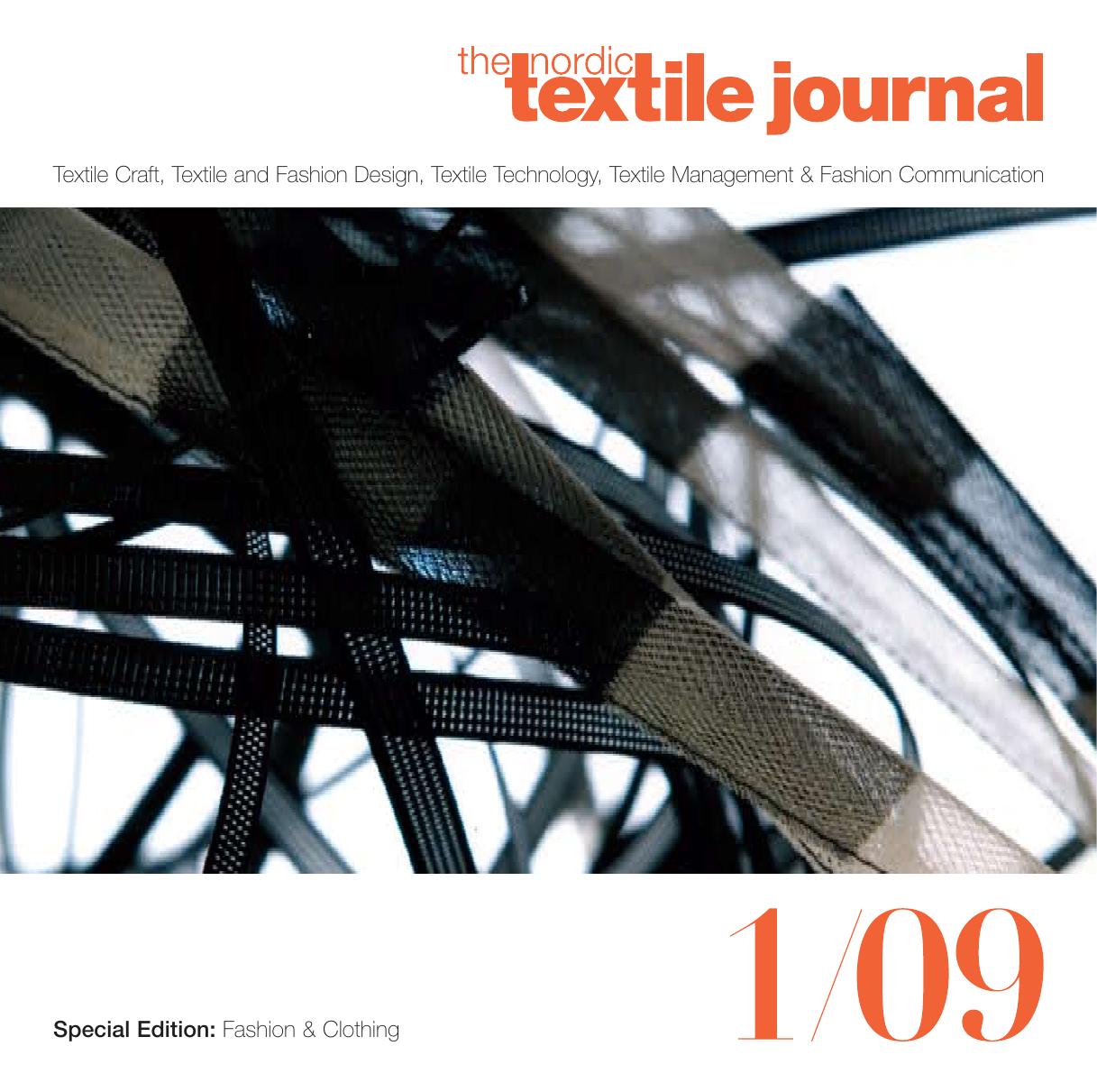 Textile Craft, Textile and Fashion Design, Textile Technology, Textile Management & Fashion  . 2008