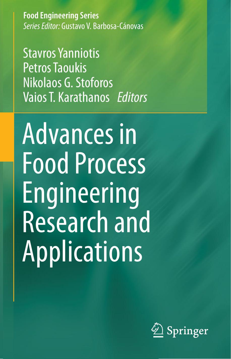 Advances in Food Process Engineering 2013