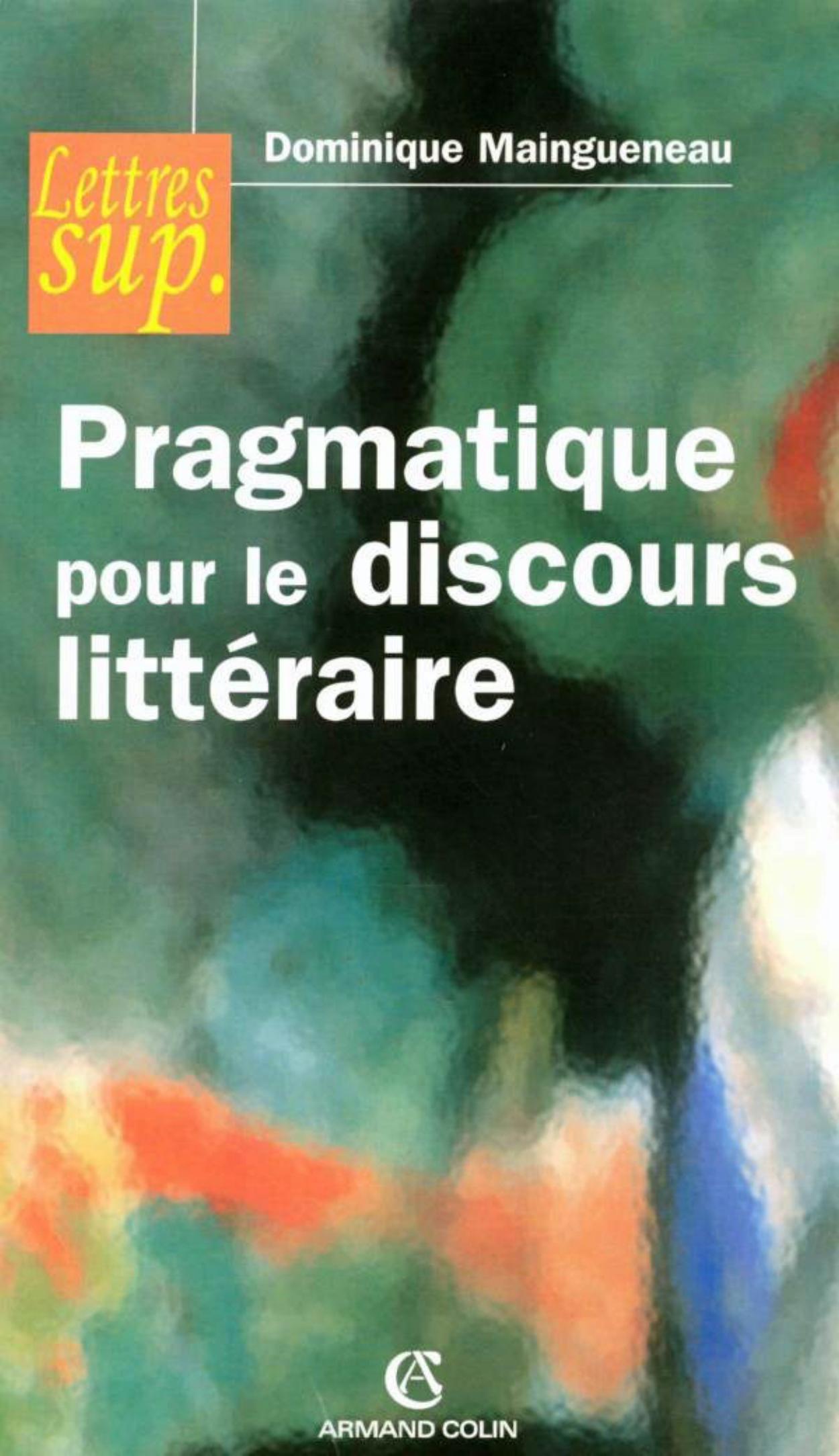 Pragmatique du discours littéraire 2001