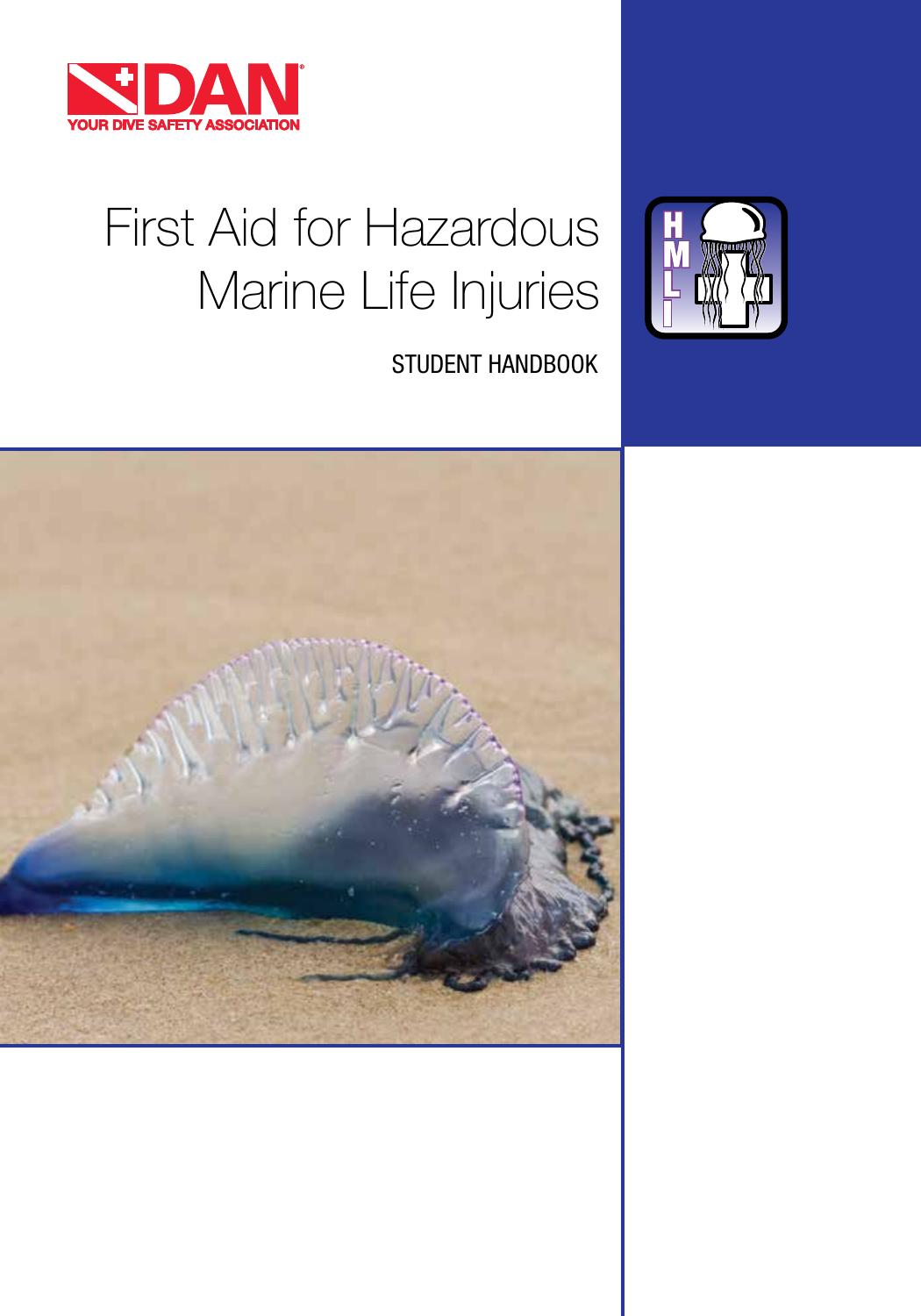 First Aid for Hazardous Marine Life Injuries 2016