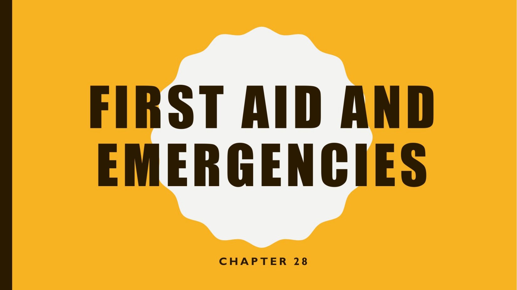 First aid and emergencies