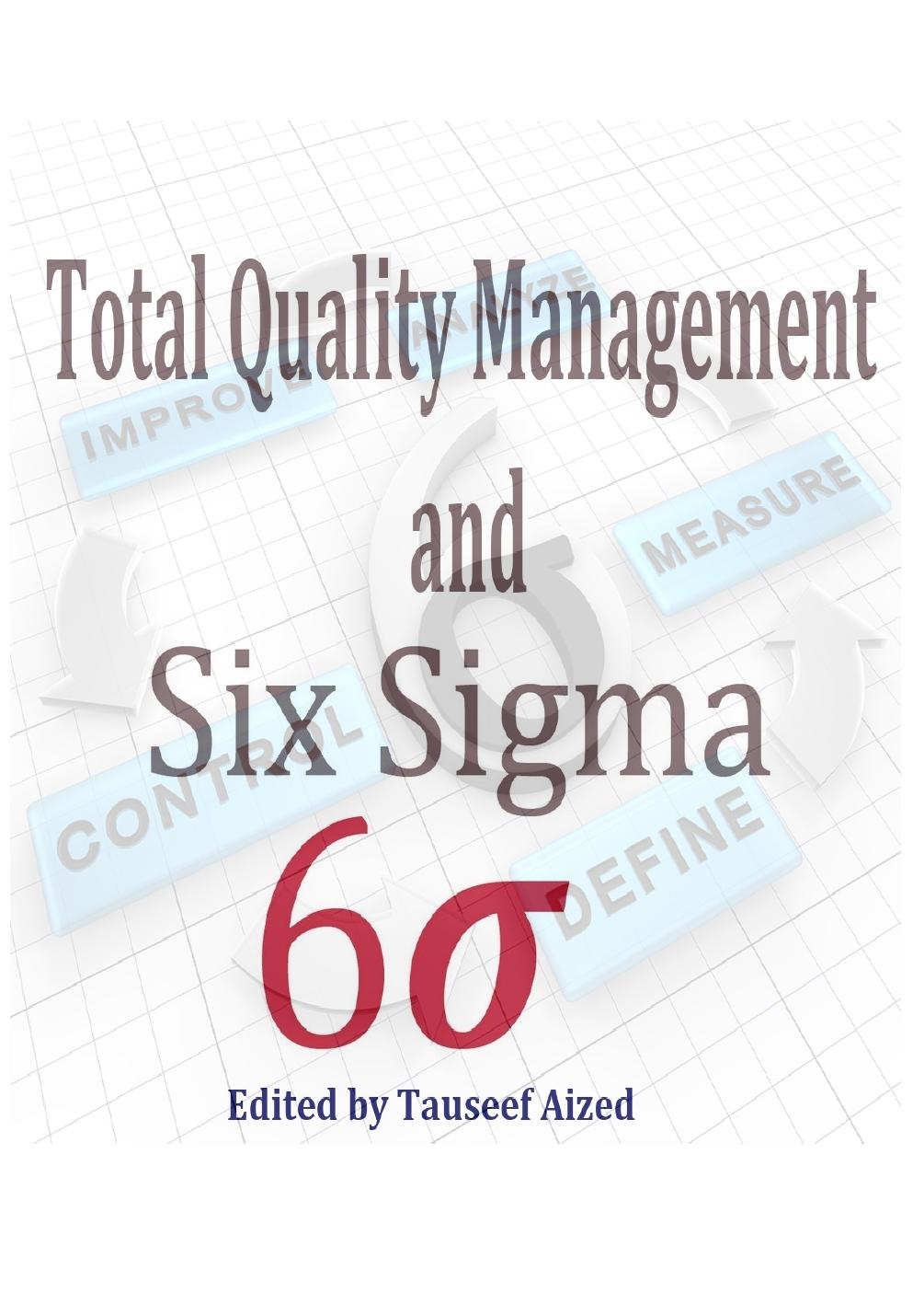 Total Quality Management and Six Sigma 2016
