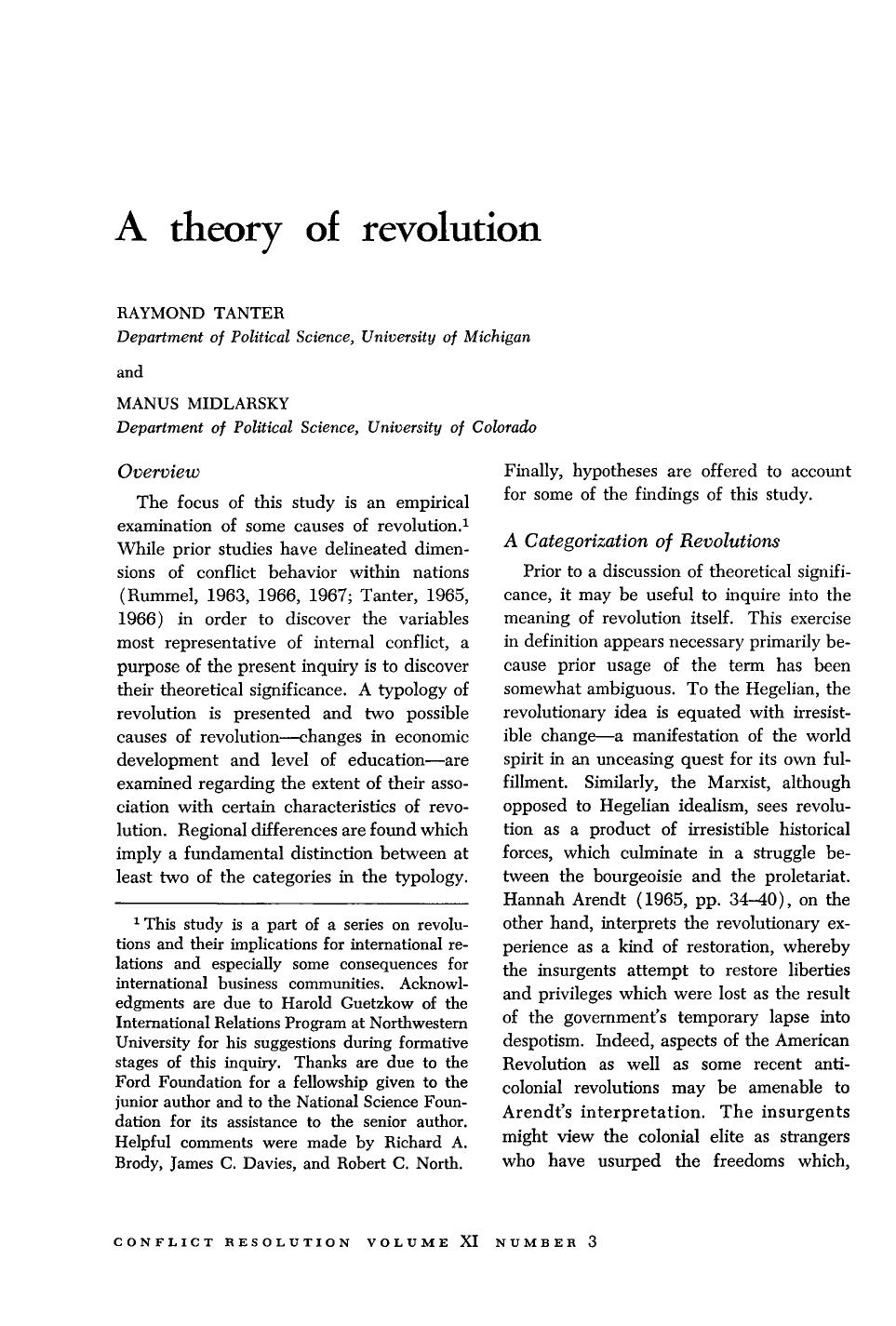 A theory of revolution 2995