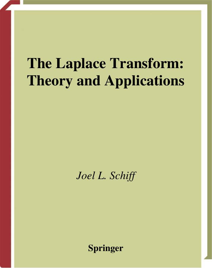 The Laplace Transform Theory and Applications