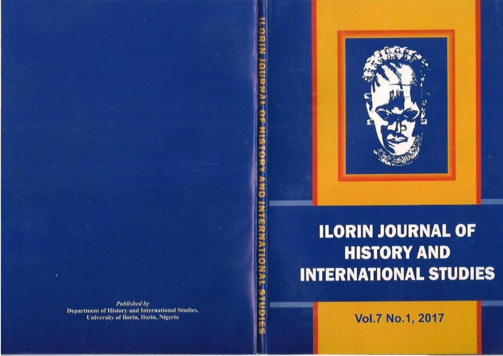 ILORIN JOURNAL , HISTORY AND INTERNATIONAL 2017