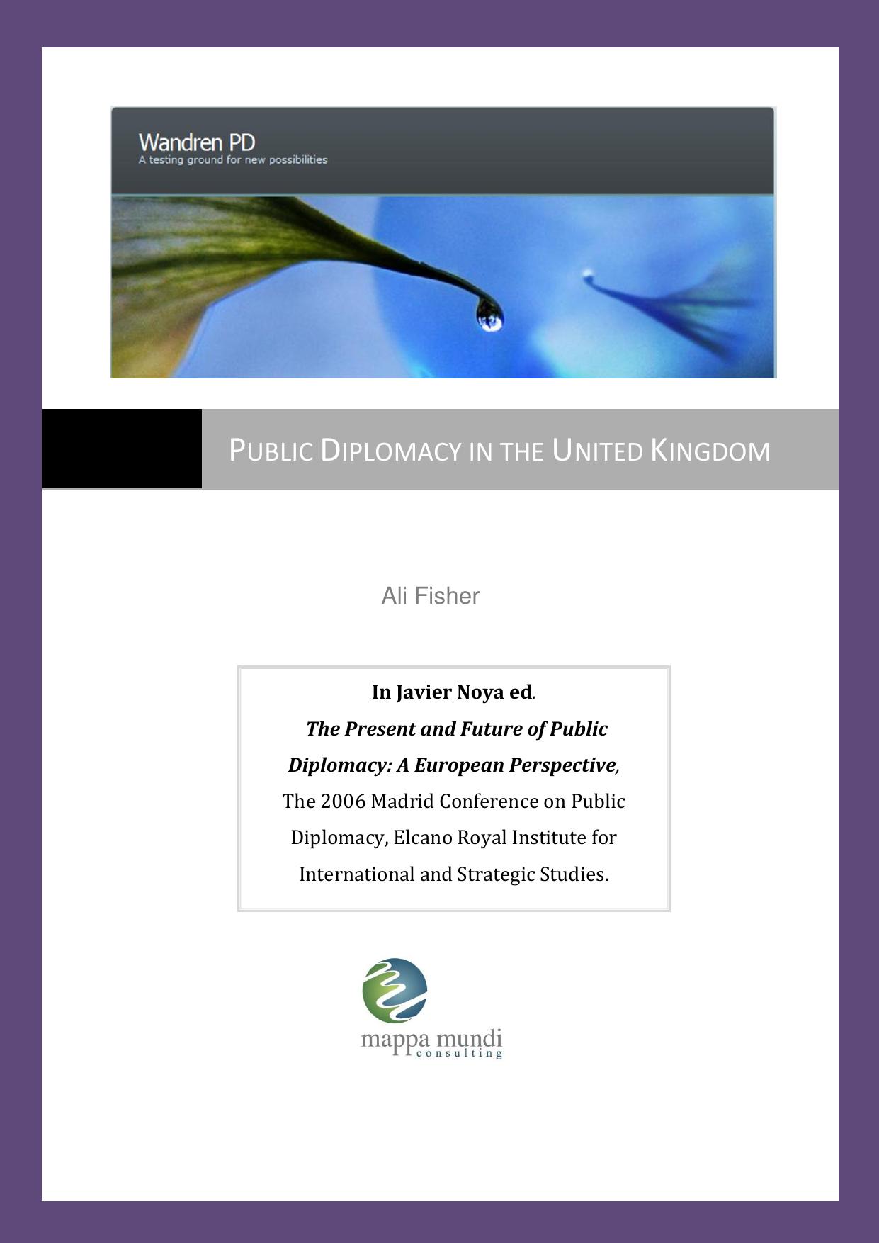 Public Diplomacy in the United Kingdom